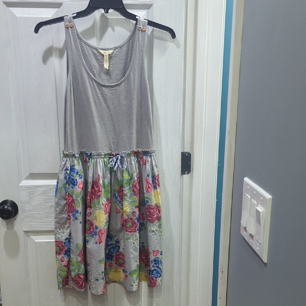 Matilda Jane Gray and Floral Kids Dress